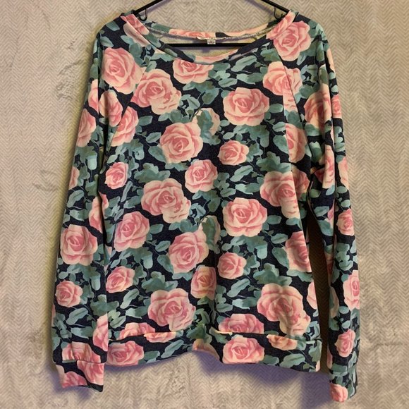 Garden Flower Splendor Knit Sweater - Picture 1 of 1